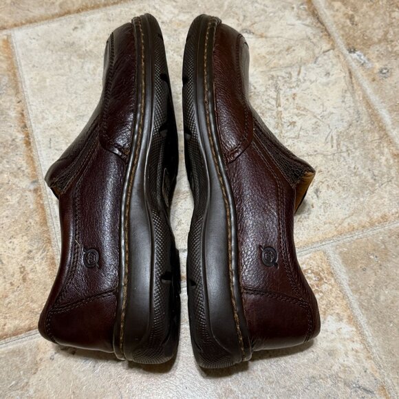 Born‎ Mens Brown Size 10M Leather Slip-On Loafer Shoes Sanitized Great Condition main image 5